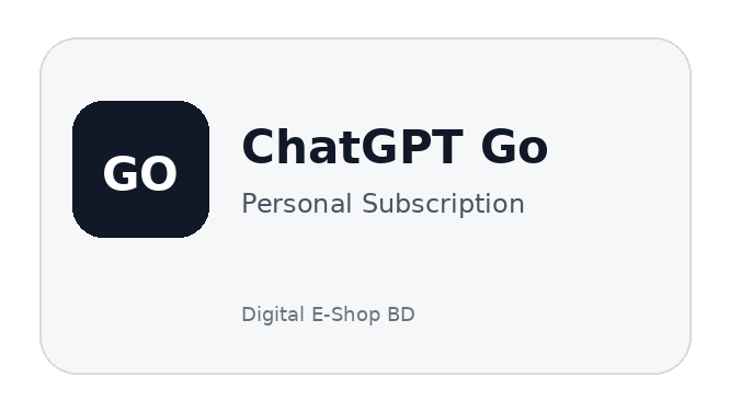 ChatGPT Go Personal Subscription