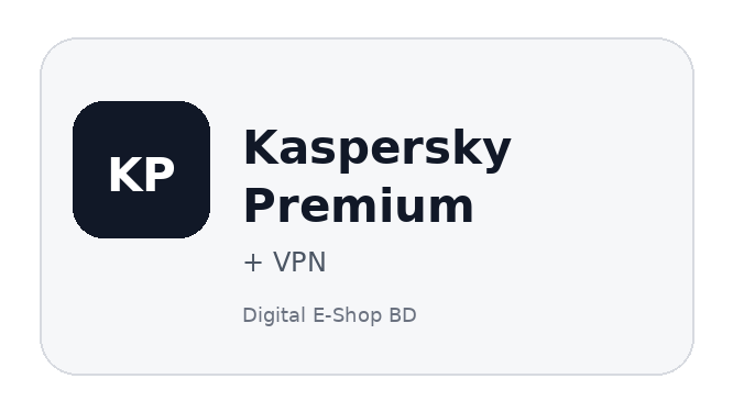 Kaspersky Premium plus VPN 1 Windows PC